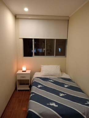Habitación individual en departamento compartido, con acceso a todos los servicios